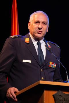 Slavnostna podelitev listin o napredovanju v čine gasilski častnik, višji gasilski častnik in visoki gasilski častnik (9)